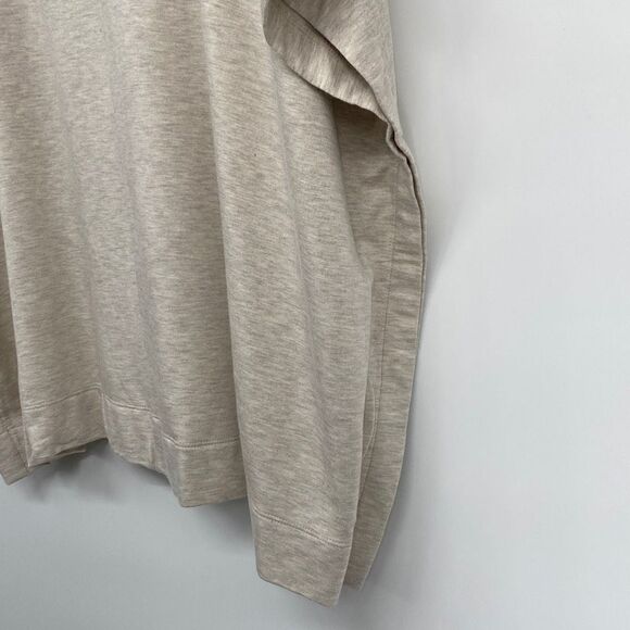 Loft Lounge Oversized Soft & Cozy kaftan Sleeve Casual Cowl Neck Top Oatmeal XS/ - Picture 6 of 11